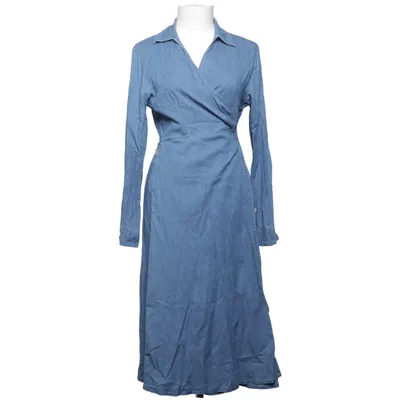 Robe portefeuille (Bleu) de Timeout Coton, Élasthane