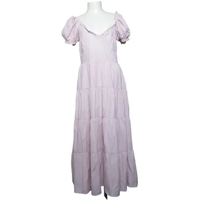 Långklänning (Rosa) från Stradivarius Bomull, Polyester