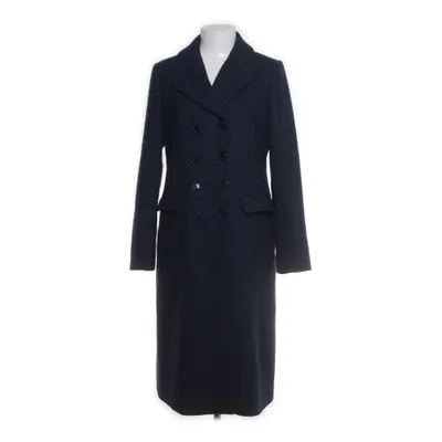 Jas (Blauw) van Canvas Polyester, Wol
