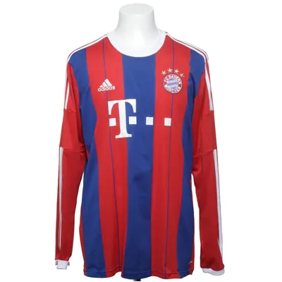 Fodboldtrøje (Rød, Blå, Hvid) fra Adidas Polyester