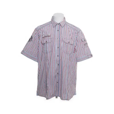 Short sleeve shirt (White, Multicolored) from Nangaparbat Cotton