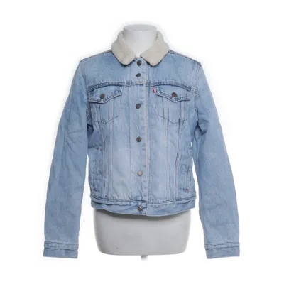 Lined denim jacket (Blue) from Levi Strauss & Co Cotton, Faux fur