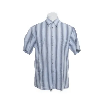 Kortärmad skjorta (Blå, Flerfärgad) från Luciano Linne, Ull