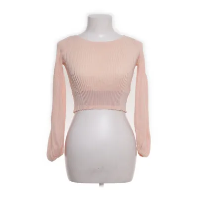 Crop top (Orange) från Zara Knit Nylon, Viskos