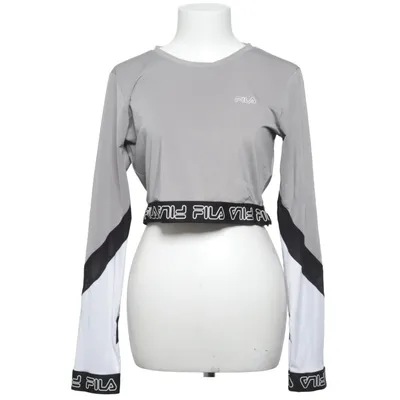 Maillot de sport (Gris, Noir, Blanc) de Fila Élasthane, Polyamide, Polyester