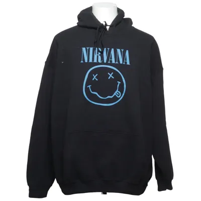Huvtröja (Svart, Blå) från Nirvana