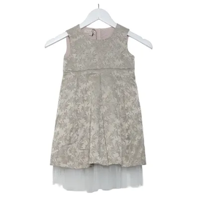Jurk (Beige) van Tina Wodstrup Katoen, Polyester