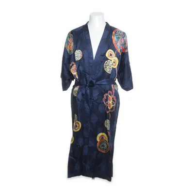 Yukata (Blauw, Meerkleurig) Zijde, Viscose