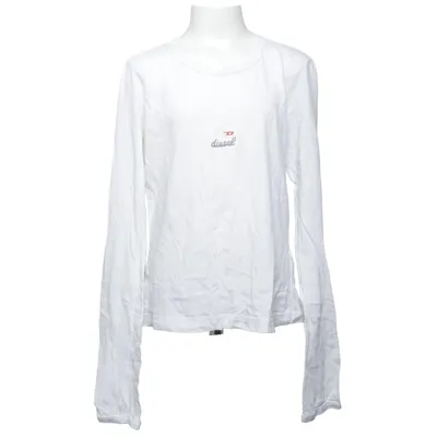 T-shirt à manches longues (Blanc) de Diesel Coton