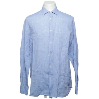 Shirt (Blauw) van Profilo Uomo Linnen