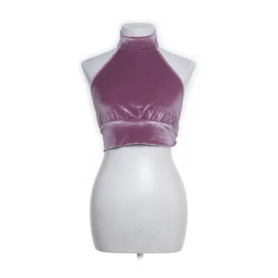 Halternecktopp (Lila) från Amisu Elastan, Polyester