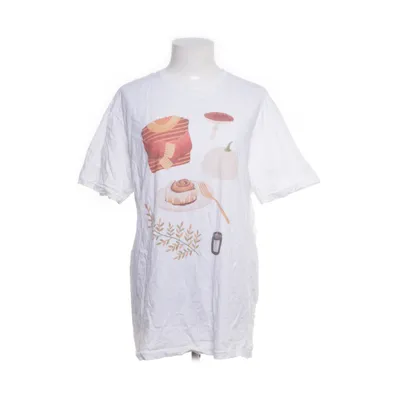 T-shirt (Vit, Flerfärgad) från Gildan Bomull