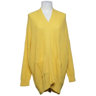 Cardigan (Gul) fra Plus Size Akryl, Polyamid