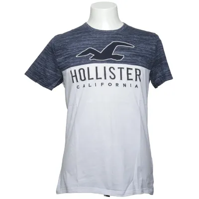 T-shirt (Bleu, Blanc) de Hollister Coton
