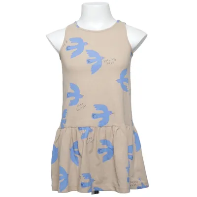 Dress (Beige, Blue) from H&M Kids Cotton