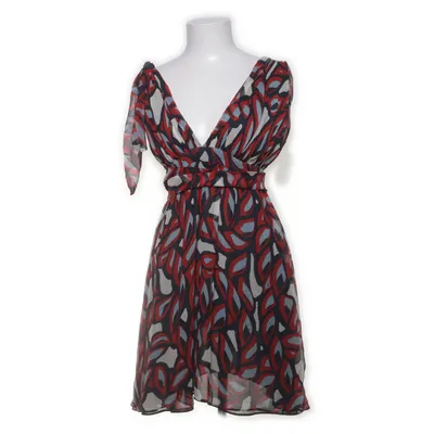 Dress (Red, Black, Multicolored) from Pinko Polyester, Silk
