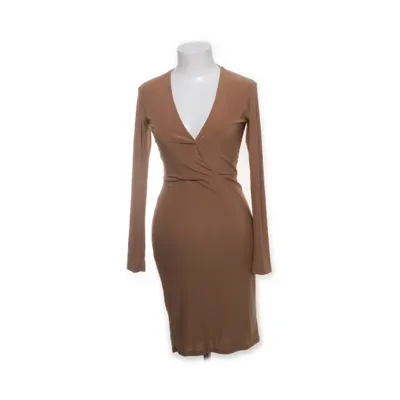 Maxi dress (Brown) from Rebecca Stella Elastane, Polyester