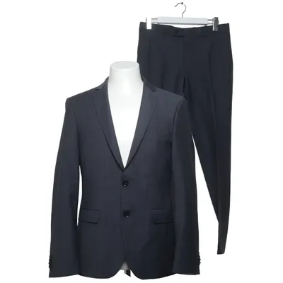 Suit (Gray) from Finshley & Harding Elastane, Polyester, Viscose, Wool