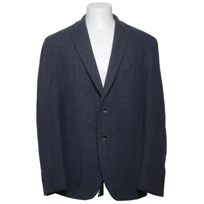 Blazer (Blauw) van Barutti Viscose, Wol