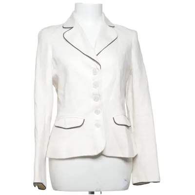 Blazer (White) from Newhouse Linen, Viscose