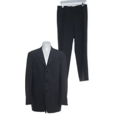 Kostym (Grå) från Batistini Elastan, Polyester, Ull