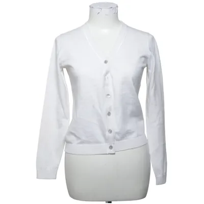 Cardigan (Blanc) de Rena Marx Cachemire, Coton