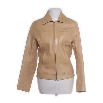 Leather jacket (Beige) from Gipsy Polyester, Leather