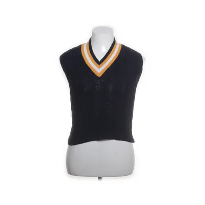 Pull sans manches (Bleu, Jaune, Blanc) de Pierre Darré Acrylique, Coton