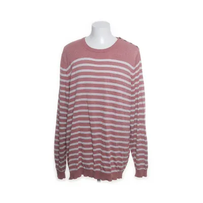 Langærmet t-shirt (rock, heavy, metaRedwood, striped sweater, striped jumper, knit sweater, lightweight knit, long sleeve, pink sweater, dusty pink, blush pink, white stripes, Breton stripe, nautical style, sailor style, coastal style, coastal grandmother, Scandinavian style, Nordic style, minimalist, casual, everyday wear, oversized, relaxed fit, comfy, cozy, unisex style, preppy, classic, timeless, vintage inspired, retro, Y2K, 90s style, streetwear, soft aesthetic, pastel aesthetic, clean girl, old money aesthetic, quiet luxury, capsule wardrobe, layering piece, autumn fashion, winter fashion, spring fashion, TikTok fashion, trending, Pinterest aesthetic, cottagecore, grandpa core, dadcore, normcore, gorpcore, casual chic, weekend outfit, cozy aesthetic, striped knitwear, pink knitwear, XXL, plus size, oversized knit, relaxed sweaterl, goth, skull, tiktok, y2k, trending, black, halloween, festival, street, dress, black, party,  Y2k, trending, street, summer, jacket, bomber, style, festival, sport, gym, tiktok, doll, trending,street, dark, party, emo, goth, Hell, skull, playboy, santa, christmas) fra Redwood Bomuld