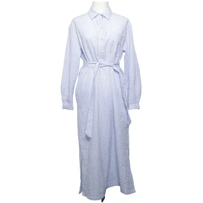 Robe chemise (Bleu, Blanc) de Nümph