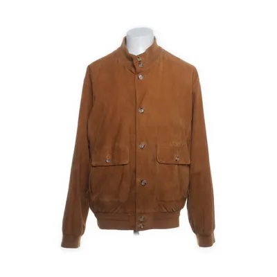 Leren jack (Bruin) van Pierre Cardin Katoen, Polyester, Leer