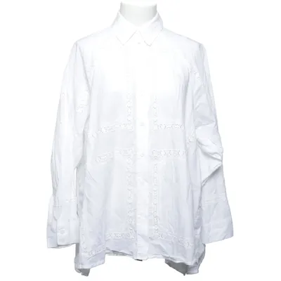 Blouse (White) from Zara Cotton