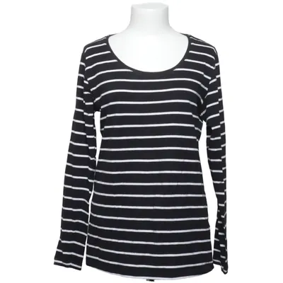 Langarmshirt (Schwarz, Weiß) von Basic You Elasthan, Bio-Baumwolle