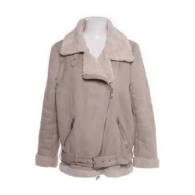 Shearlingjacka (Grå) från Zara Woman Polyester