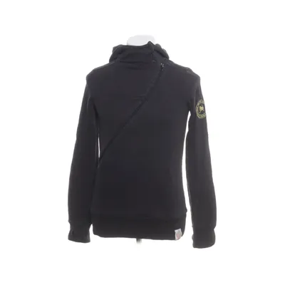 Capuchon sweater (Zwart) van 667 Katoen, Polyester