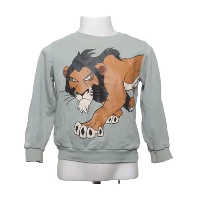 Sweatshirt (Green, Multicolored) from Disney x Polarn O. Pyret Organic cotton