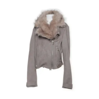 Shearlingjacka (Beige) från River Island Akryl, Elastan, Polyester