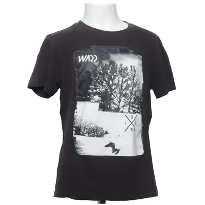 T-shirt (Zwart) van Warp Katoen