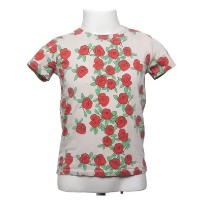 T-shirt (Beige, Rood, Groen) van Mini Rodini Elastaan, Organisch katoen