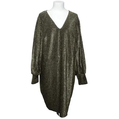 Jurk (Goud, Zwart) van Simply Be Elastaan, Metallvezel, Polyamide