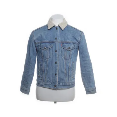 Lined denim jacket (Blue) from Levi Strauss & Co Cotton, Faux fur
