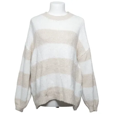 Sweater (White, Beige) from LXA Acrylic, Polyamide