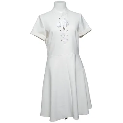 Dress (White) from Closet London Elastane, Polyester