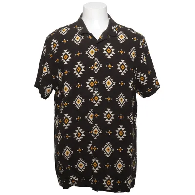 Short sleeve shirt (Black, White, Yellow) from Brave Soul Viscose