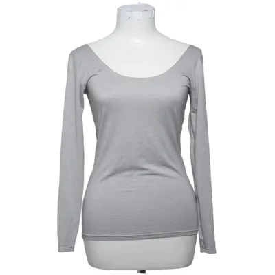 Langærmet t-shirt (HEATTECH) fra Uniqlo Akryl, Elastan, Polyester, Viscose