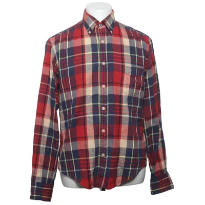 Chemise en flanelle (Rouge, Bleu, Beige) de GANT Rugger Coton