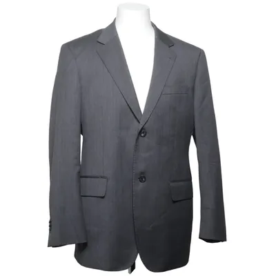 Blazer (Gray) from Tailor & Son Polyester, Wool