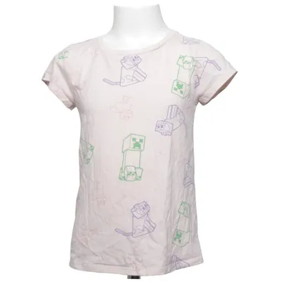 T-shirt (Pink, Multicolored) from Minecraft Cotton, Polyester