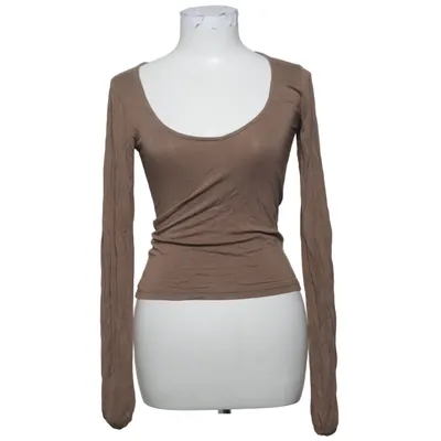 Long sleeve T-shirt (Brown) from DSGN Elastane, Modal, Tencel