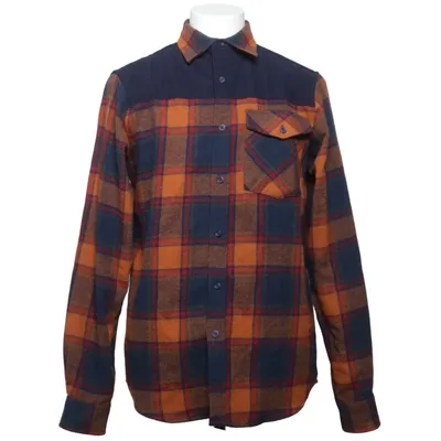 Flanellskjorta (Blå, Orange, Brun, Flerfärgad) från Brokared Akryl, Ull